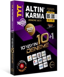 Altın Karma Yayınları - 2022 TYT 10 Farklı Yayın 10 Farklı Deneme Altın Karma