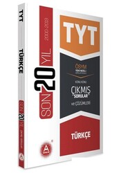 A Yayınları - A Yayınları TYT Türkçe Son 20 Yıl Çıkmış Sorular