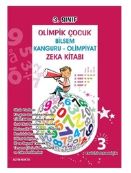 Altın Nokta Yayınları - Altın Nokta 3.Sınıf Olimpik Çocuk Bilsem Kanguru Olimpiyat Zeka Kitabı