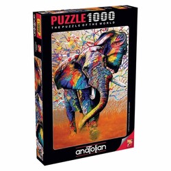 Anatolian - Anatolian 1000 Parça Puzzle Afrika Renkleri / African Colours 66x48 cm