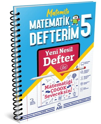 Arı Yayınları 5.Sınıf Akıllı Matematik Defteri Matemito