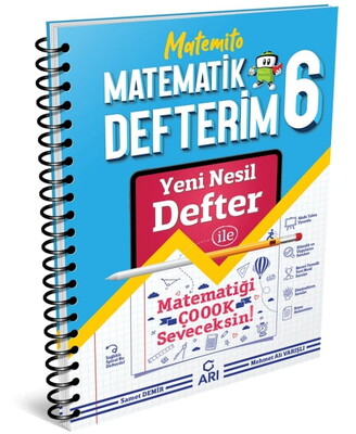 Arı Yayınları 6.Sınıf Akıllı Matematik Defteri Matemito