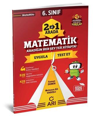Arı Yayınları 6.Sınıf Matemito 2 si 1 Arada Matematik