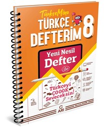Arı Yayınları - Arı Yayınları 8.Sınıf Akıllı Türkçe Defteri Türkçemino