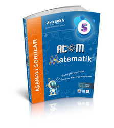 Artı Zeka Yayınları - Artı Zeka 5. Sınıf Atom Matematik Aşamalı Sorular