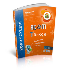 Artı Zeka Yayınları - Artı Zeka 8. Sınıf Atom Türkçe Konu Föyleri
