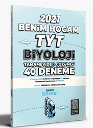 Benim Hocam Yayınları - Benim Hocam 2021 TYT Biyoloji Video Çözümlü 40 Deneme Sınavı