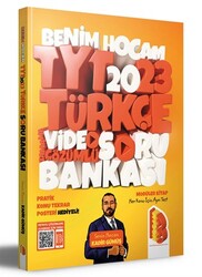 Benim Hocam Yayınları - Benim Hocam 2024 TYT Türkçe Tamamı Video Çözümlü Soru Bankası