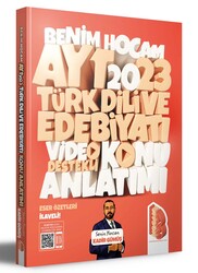 Benim Hocam Yayınları - Benim Hocam 2024 YKS AYT Türk Dili ve Edebiyatı Video Destekli Konu Anlatımı