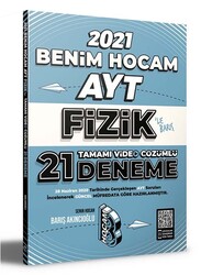 Benim Hocam Yayınları - Benim Hocam AYT Fizik Tamamı Çözümlü 21 Deneme