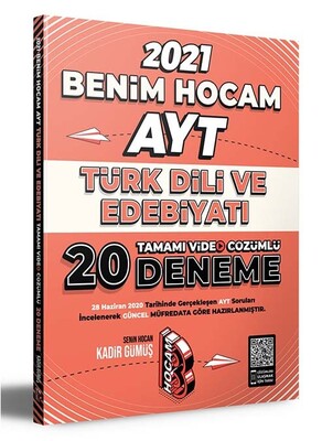Benim Hocam AYT Türk Dili ve Edebiyatı 20 li Deneme Sınavı