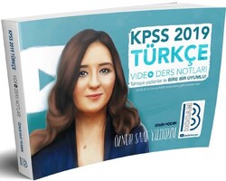 Benim Hocam Yayınları - Benim Hocam KPSS Türkçe Video Ders Notları
