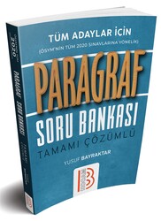 Benim Hocam Yayınları - Benim Hocam Tüm Adaylar İçin Paragraf Soru Bankası