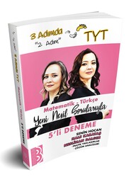 Benim Hocam Yayınları - Benim Hocam TYT 3 Adımda Matematik Türkçe 5 Li Deneme Sınavı