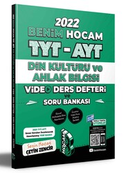 Benim Hocam Yayınları - Benim Hocam TYT AYT Din Kültürü Video Ders Defteri Soru Bankası