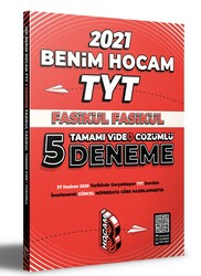 Benim Hocam Yayınları - Benim Hocam TYT Fasikül Tamamı Video Çözümlü 5 Li Deneme Sınavı