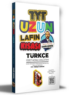 Benim Hocam TYT Uzun Lafın Kısası Türkçe Özet Konu Anlatım