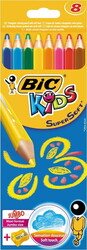BIC - Bic Kids Jumbo Kuru Boya Kalemi 8 Renk