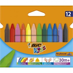 BIC - Bic Kids Plastidecor Mum Pastel Boya 12 Renk