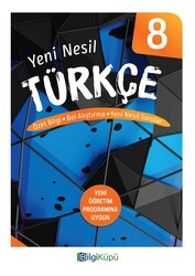Bilgi Küpü Yayınları - Bilgi Küpü 8.Sınıf Türkçe Soru Kitabı
