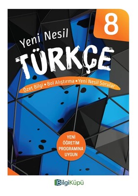 Bilgi Küpü 8.Sınıf Türkçe Soru Kitabı