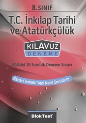 BlokTest Yayınları - BlokTest 8.Sınıf T.C.İnkılap Tarihi ve Atatürkçülük Kılavuz Deneme