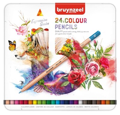 Bruynzeel Expression 24 Renk Çizim Kalemi