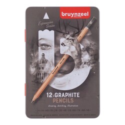 Bruynzeel Expression Graphite Karakalem Seti 12'li - Thumbnail