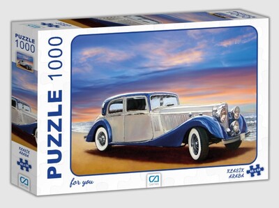 CA Games 1000 Parça Puzzle Klasik Araba CA7003