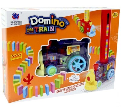 Can Toys Pilli Domino Yerleştiren Tren 