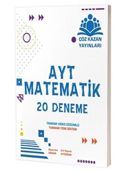 Çöz Kazan Yayınları - Çöz Kazan AYT Matematik 20 li Deneme Sınavı