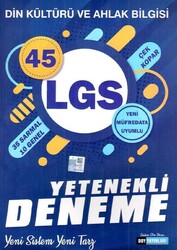 DDY Yayınları - DDY 8.Sınıf LGS Din Kültürü ve Ahlak Bilgisi Yetenekli 45 Deneme