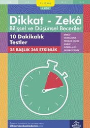 Dikkat ve Zeka Akademisi - Dikkat Zeka - Bilişsel ve Düşünsel Beceriler 9-10 Yaş 10 Dakikalık Testler 4.Kitap - Alison Primrose