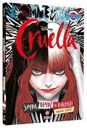 Beta Byou - Dısney Manga Cruella Siyah Beyaz ve Kırmızı