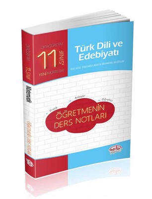 Editör 11.Sınıf Türk Dili ve Edebiyatı Ders Notları