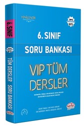 Editör Yayınevi - Editör 6.Sınıf Vip Tüm Dersler Soru Bankası Mavi Kitap