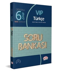 Editör Yayınevi - Editör 6.Sınıf Vip Türkçe Soru Bankası