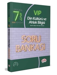Editör Yayınevi - Editör 7.Sınıf Vip Din Kültürü ve Ahlak Bilgisi Soru Bankası