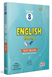 Editör Yayınevi - Editör Grade 8 English 1000 Mg.Test Book