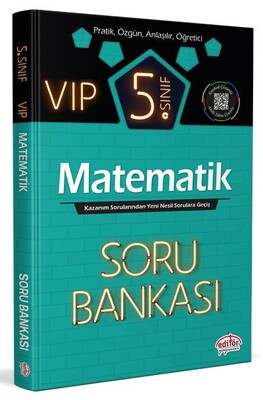 Editör Yayınevi 5. Sınıf VIP Matematik Soru Bankası