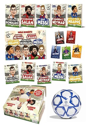 Efsane Futbolcular Seti - 5 Kitap Takım - Kutulu - Diego Roberto