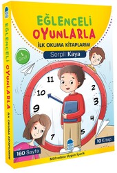 Mavi Kirpi Yayınları - Eğlenceli Oyunlarla İlk Okuma Kitaplarım Seti 10 Kitap Takım Sonia Chaine