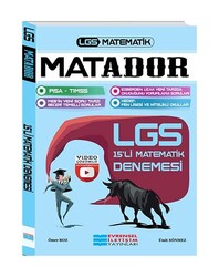 Evrensel İletişim Yayınları - Evrensel İletişim 8.Sınıf LGS Matador 15 Matematik Denemesi