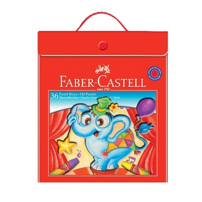 Faber Castell Pastel Boya 36 Renk Köşeli Plastik Çanta 5281