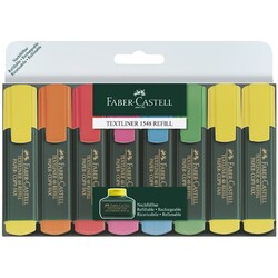 Faber Castell - Faber Castell Yeşil Gövde Fosforlu 6+2 