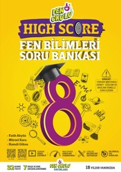Fen Okulu Yayınları - Fen Okulu Yayınları 8.Sınıf LGS High Score Fen Bilimleri Soru Bankası