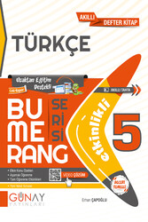 Günay Yayınları - Günay 5.Sınıf Bumerang Türkçe Etkinlikli Kitap