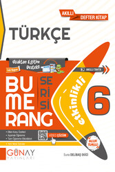 Günay Yayınları - Günay 6. Sınıf Bumerang Türkçe Etkinlikli Kitap