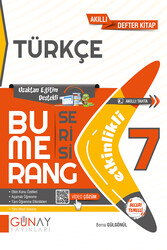 Günay Yayınları - Günay 7. Sınıf Bumerang Türkçe Etkinlikli Kitap