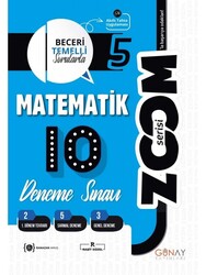 Günay Yayınları - Günay Yayınları 5.Sınıf Zoom Matematik 10lu Branş Deneme